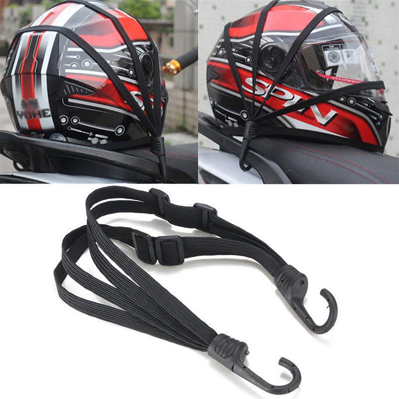 Motorcycle Gear Helmets - Universal 60cm Motorcycle Luggage Strap Moto