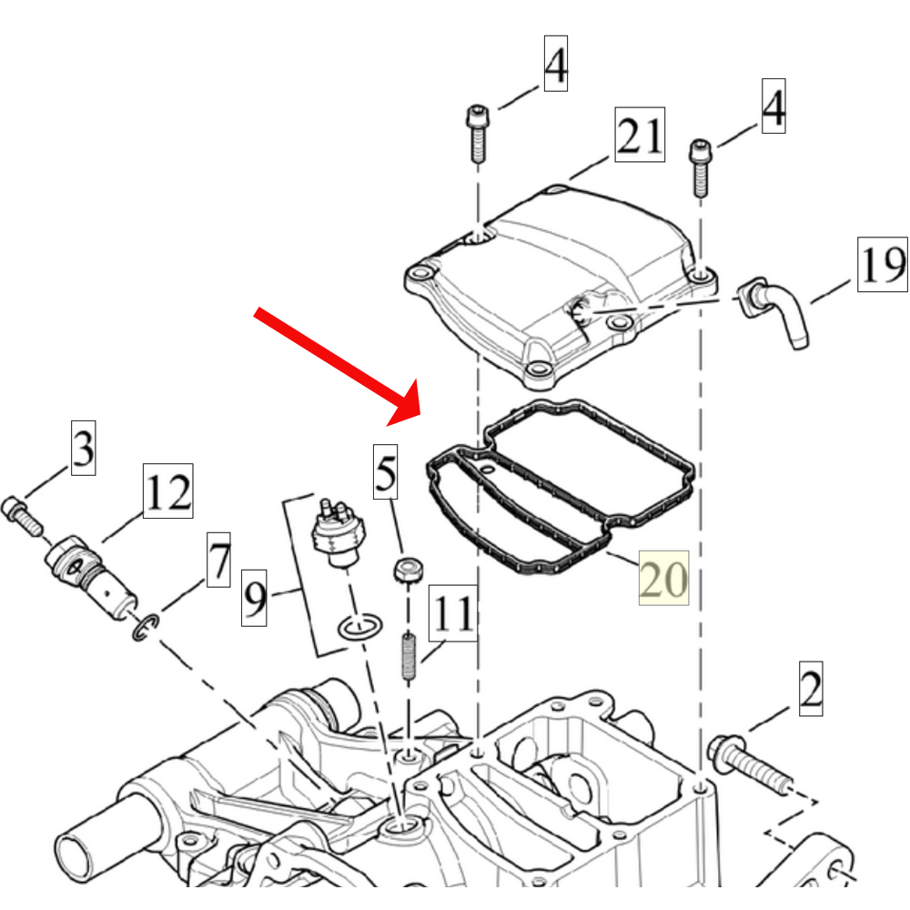 Motorcycle Gearbox - For Harley-Davidson Motorcycle Engine Gasket Sealing