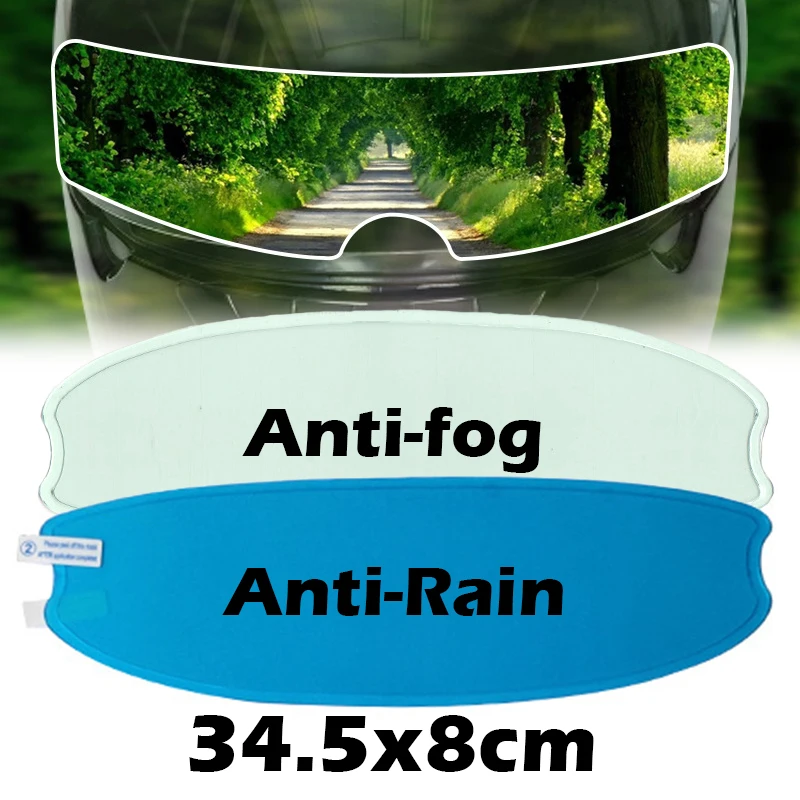 Motorcycle Gear Helmets - Motorcycle Helmet Anti-Fog Film Durable Nano
