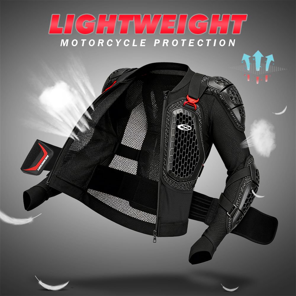 Motorcycle Gear Mens - Summer Breathable Motorcycle Jacket Full Body