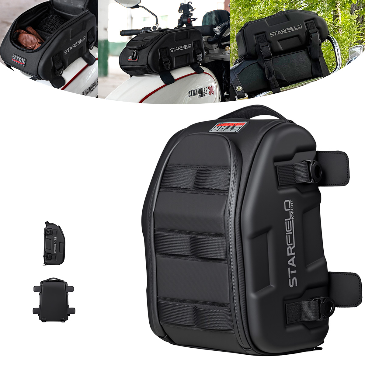 Multifunctional Motorcycle Bag - đánh giá và giá Motorcycle Gear Garage Storage