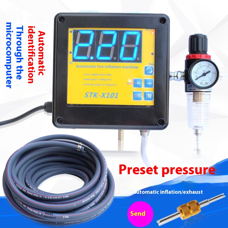 Fully Automatic Car Tire Infla - đánh giá và giá Tyre Pressure Gauge
