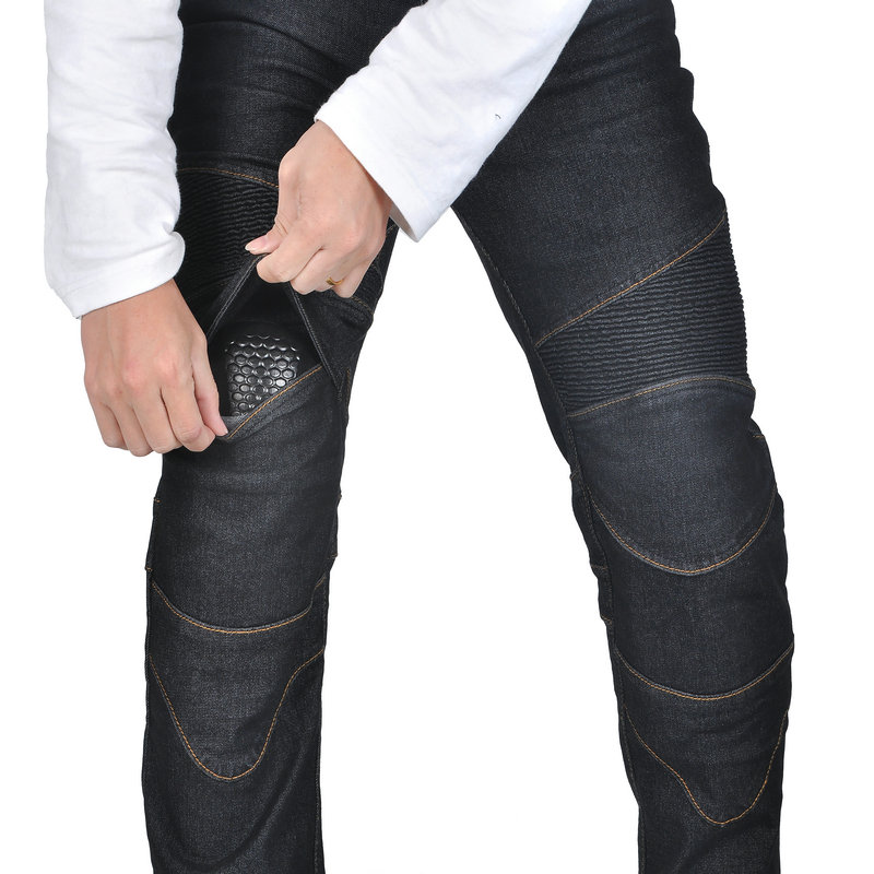 Men Jeans Embroidery Motorcycl - đánh giá và giá Motorcycle Gear Testing