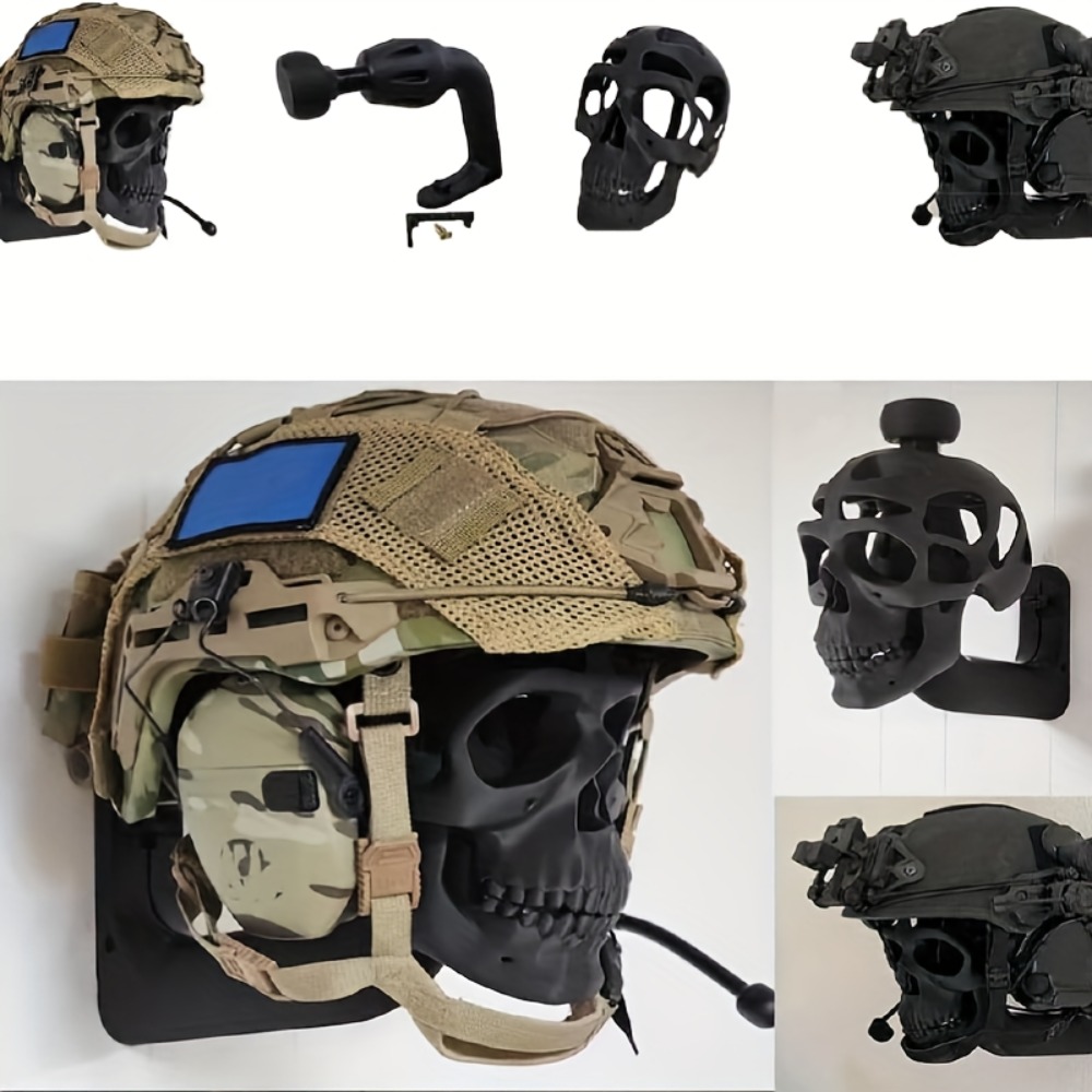 Durable 3D Skull Helmet Displa - đánh giá và giá Motorcycle Gear Display Rack