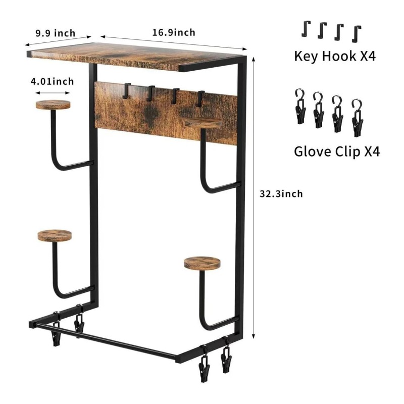 Wood Color Motorcycle Helmet W - đánh giá và giá Motorcycle Gear Display Rack