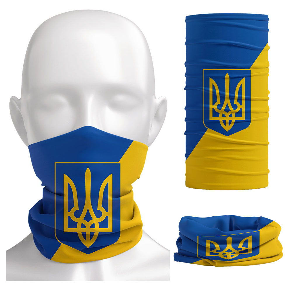 Ukraine Flag Pattern Bandana H - đánh giá và giá Motorcycle Gear Pattern