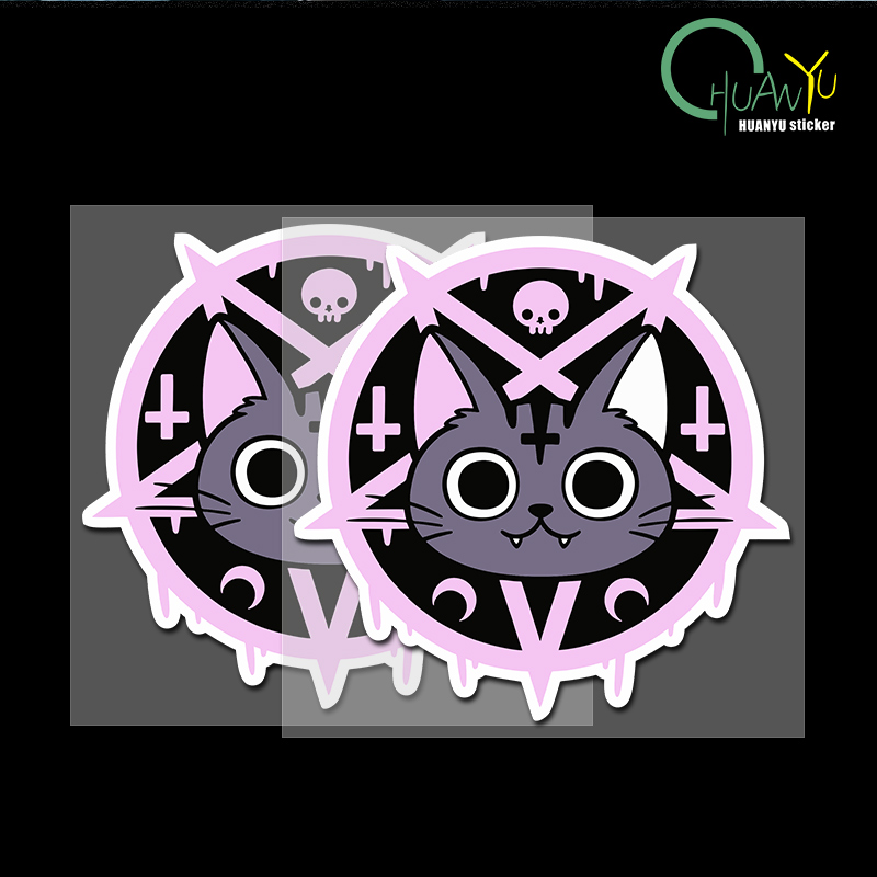 Cool purple black cat pattern  - đánh giá và giá Motorcycle Gear Pattern