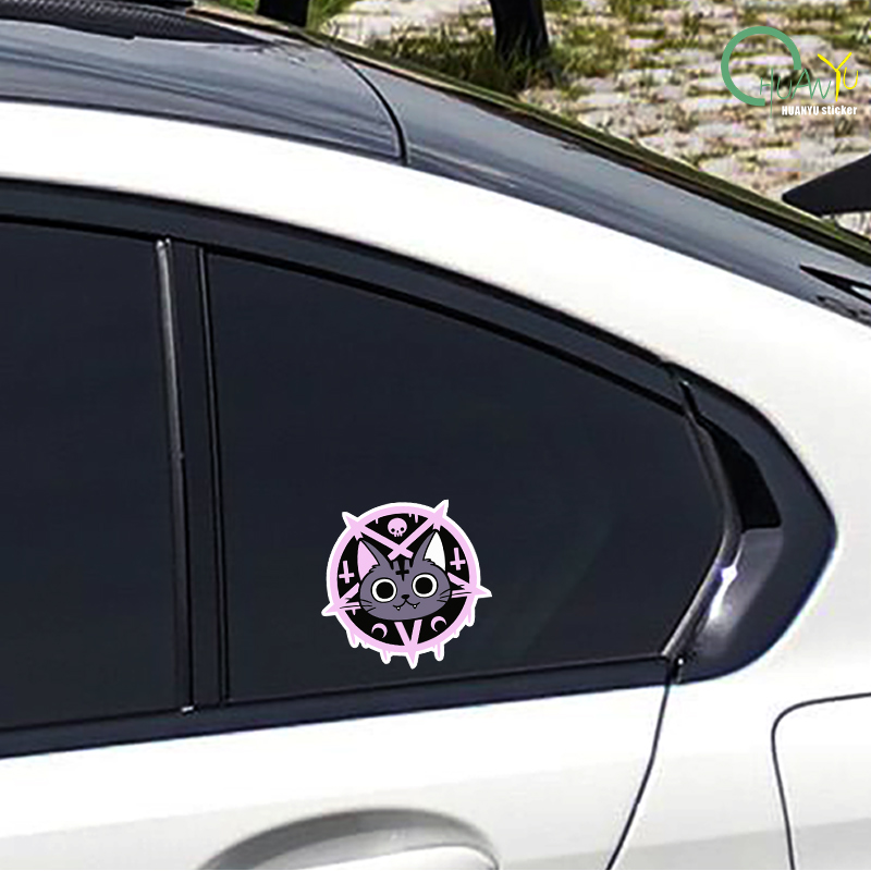 Cool purple black cat pattern  - đánh giá và giá Motorcycle Gear Pattern