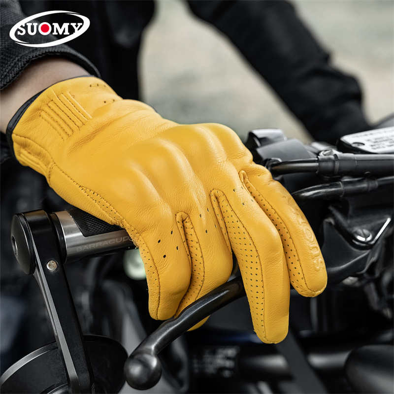 Sheepskin Breathable Motorcycl - đánh giá và giá Motorcycle Gear Yellow