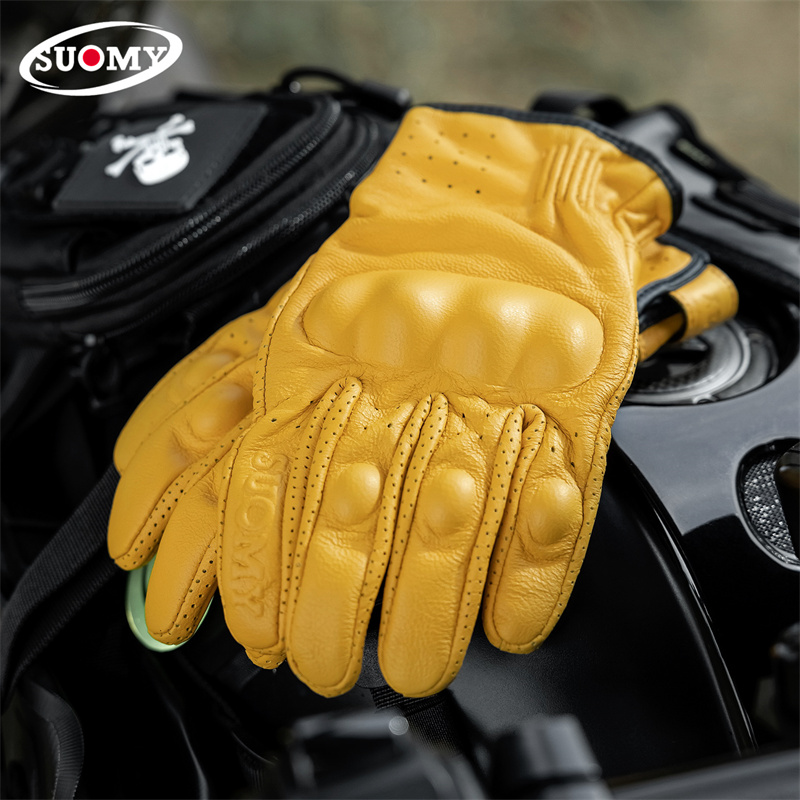 Sheepskin Breathable Motorcycl - đánh giá và giá Motorcycle Gear Yellow
