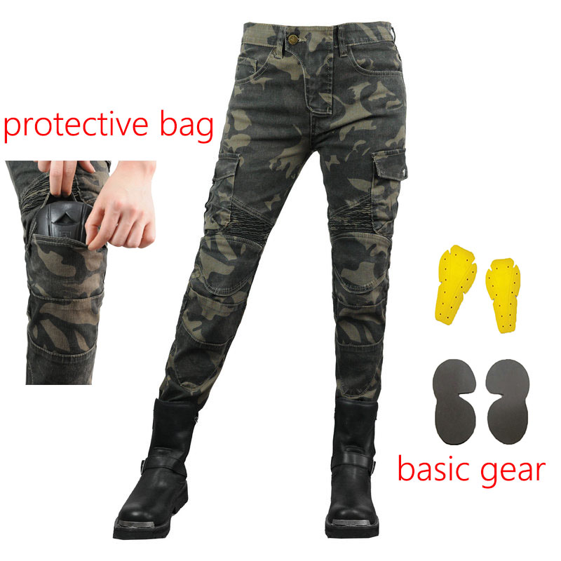 Women Jeans Camouflage Motorcy - đánh giá và giá Motorcycle Gear Testing