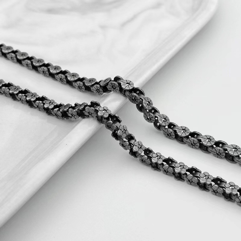 Stainless Steel Bracelet Men G - đánh giá và giá Motorcycle Gear Pattern