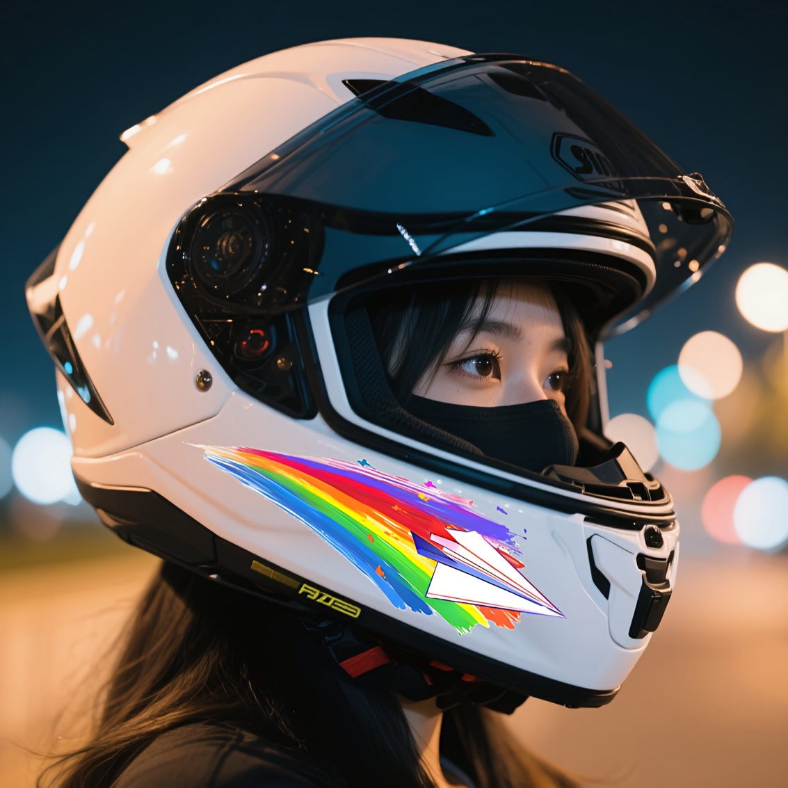 Motorcycle Helmet Stickers, 2  - đánh giá và giá Motorcycle Gear Pattern