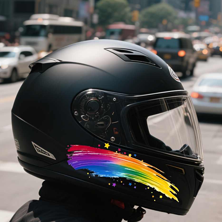 Motorcycle Helmet Stickers, 2  - đánh giá và giá Motorcycle Gear Pattern