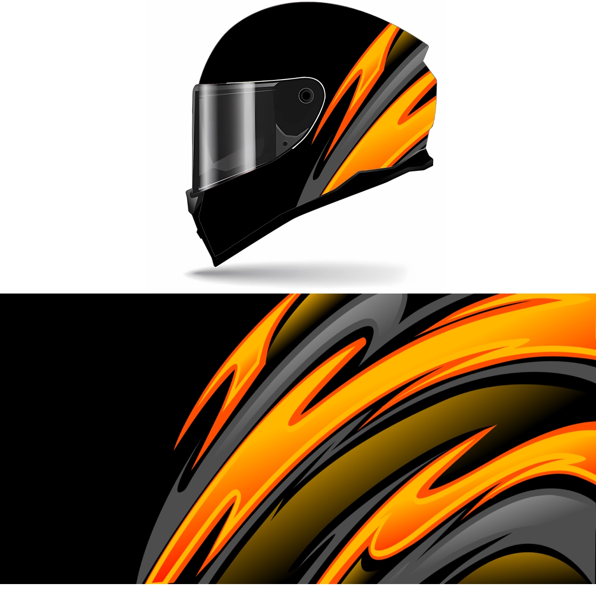 Abstract Yellow Curve Full Hel - đánh giá và giá Motorcycle Gear Yellow