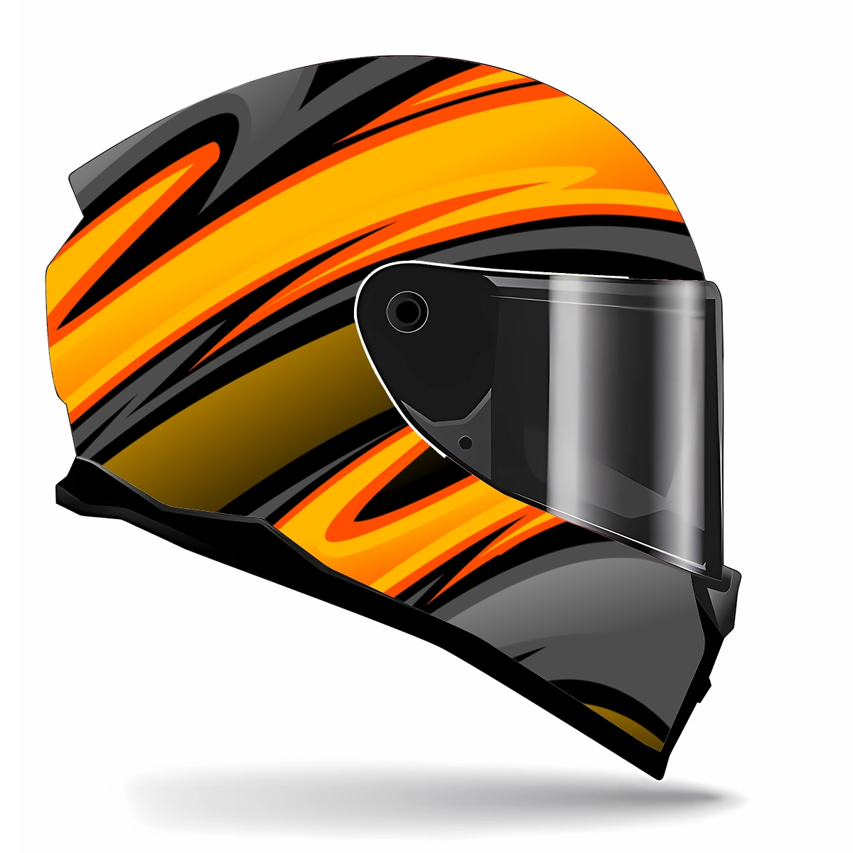 Abstract Yellow Curve Full Hel - đánh giá và giá Motorcycle Gear Yellow