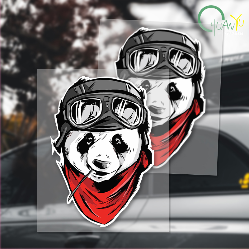 Panda bicycle cartoon car stic - đánh giá và giá Motorcycle Gear Pattern