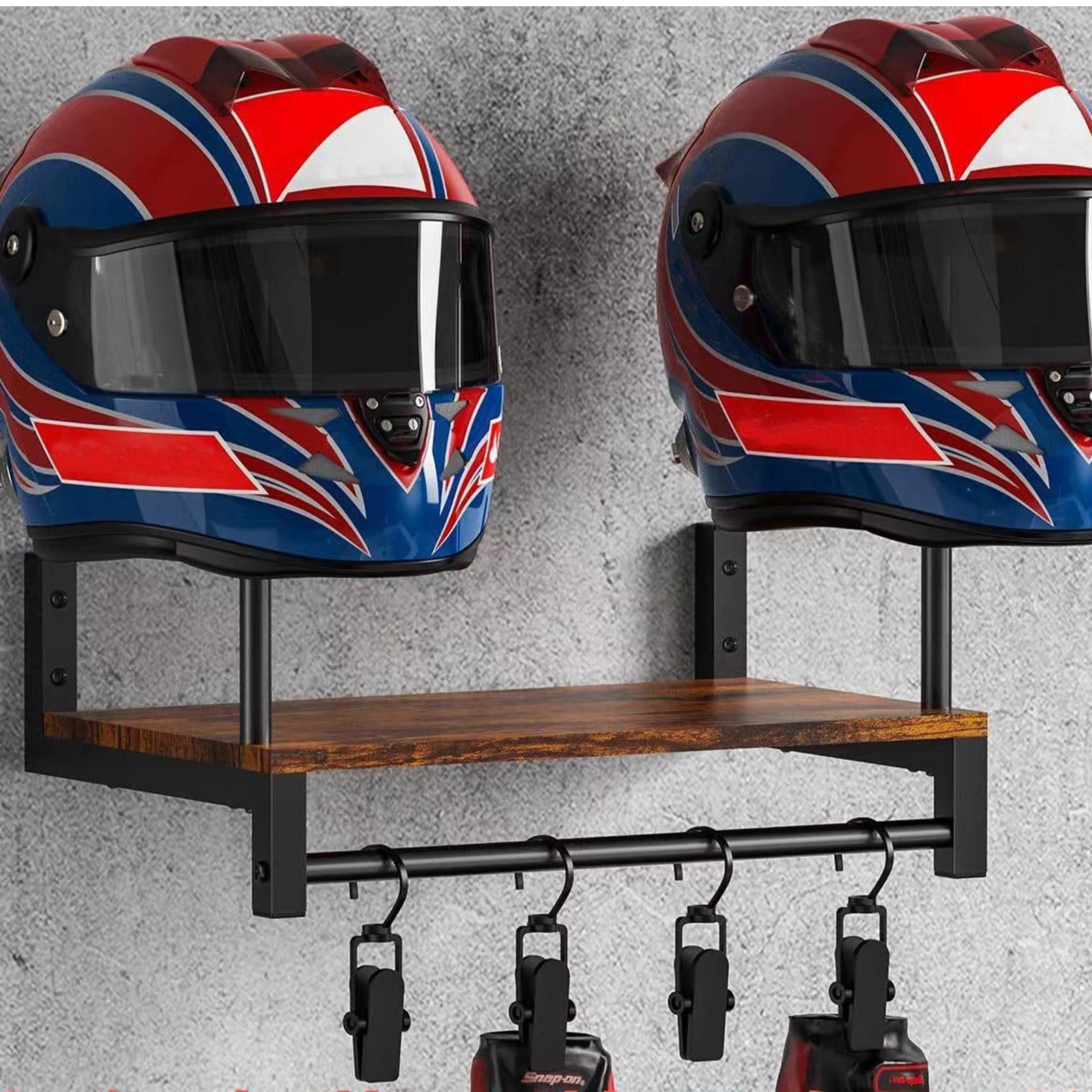 Wooden Motorcycle Helmet Displ - đánh giá và giá Motorcycle Gear Display Rack