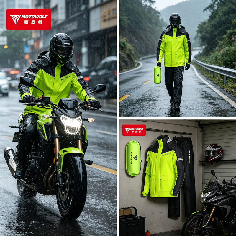 MOTOWOLF Motorcycle Raincoat A - đánh giá và giá Motorcycle Gear Mens