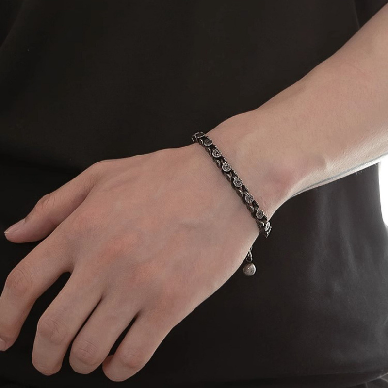 Stainless Steel Bracelet Men G - đánh giá và giá Motorcycle Gear Pattern