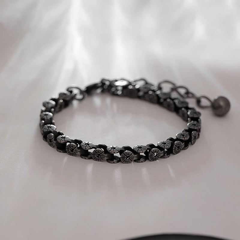 Stainless Steel Bracelet Men G - đánh giá và giá Motorcycle Gear Pattern