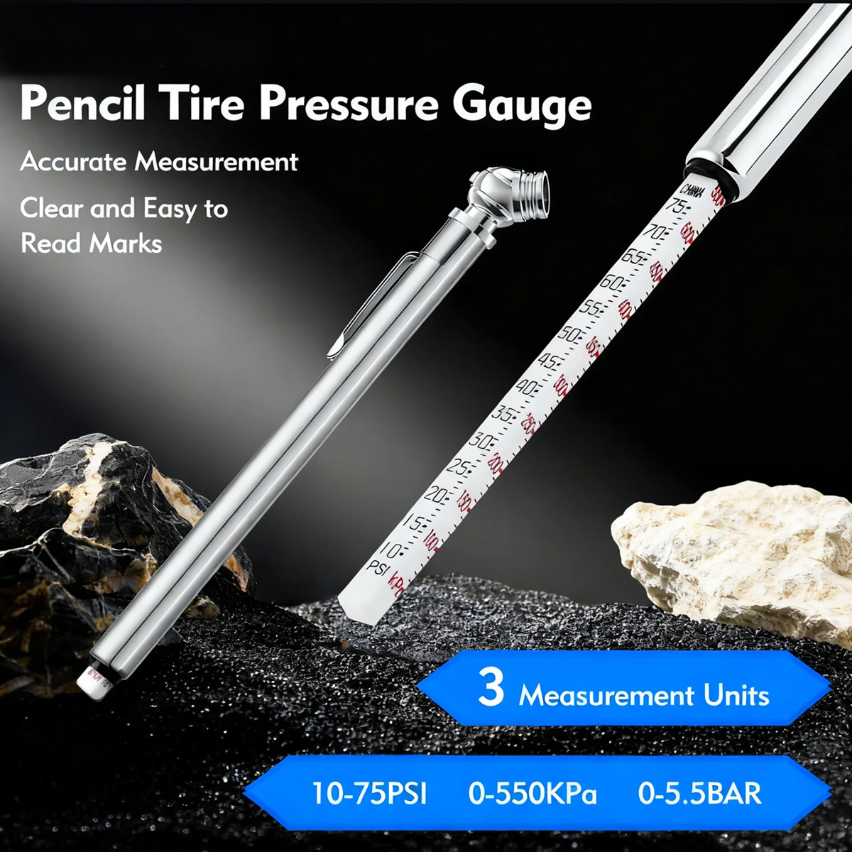 Pencil Tire Pressure Gauge – 1 - đánh giá và giá Tyre Pressure Gauge