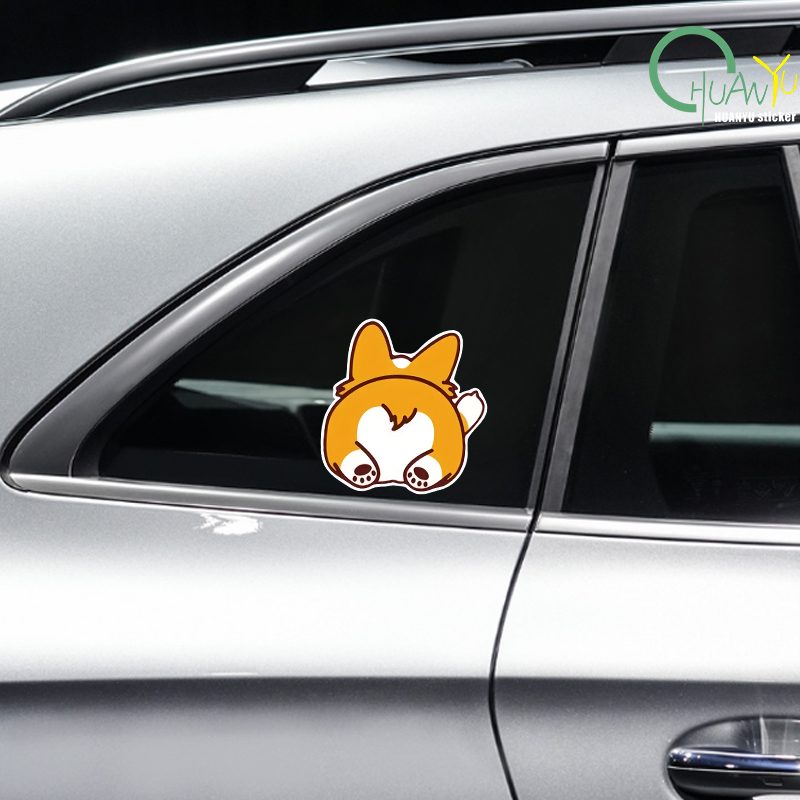 Car Cartoon Car Sticker Corgi  - đánh giá và giá Motorcycle Gear Helmets