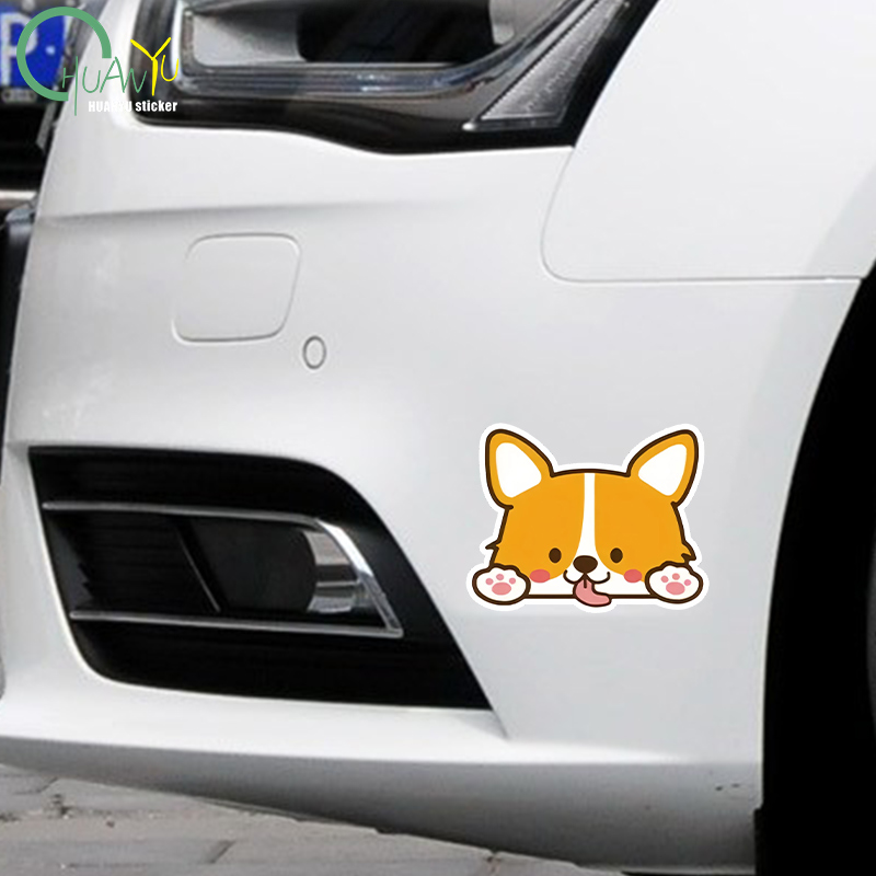 Car Cartoon Car Sticker Corgi  - đánh giá và giá Motorcycle Gear Helmets