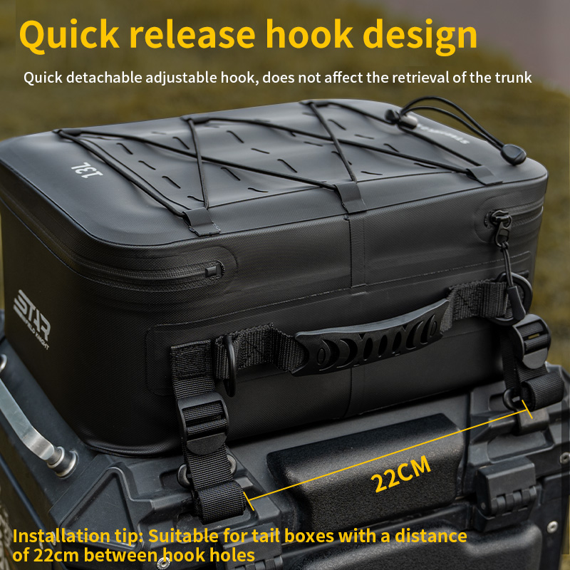 SFK Universal 13L Black Motorc - đánh giá và giá Motorcycle Gear Tidy