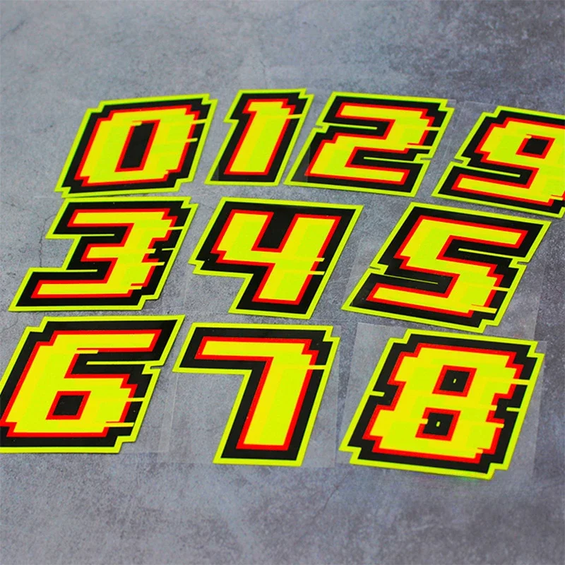 0123456789 Yellow Numbers Moto - đánh giá và giá Motorcycle Gear Yellow