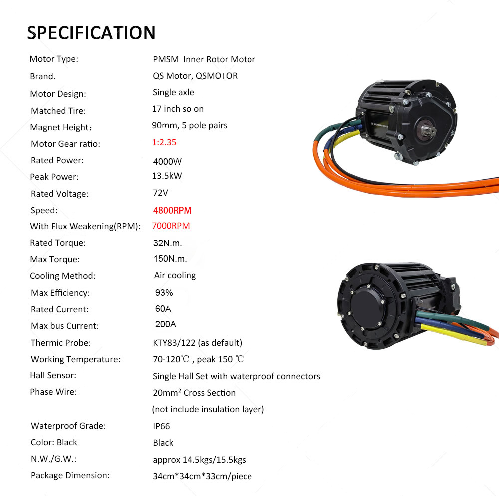 QS 90H 138 4000W V3 Mid Drive  - đánh giá và giá Motorcycle Gear Tidy