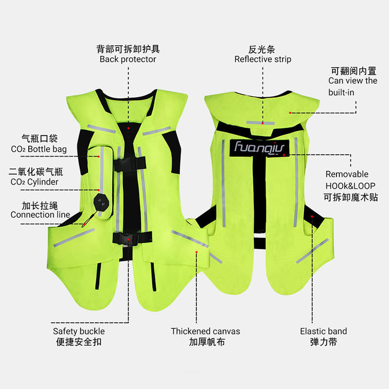 Huanqiu Second-Generation Airb - đánh giá và giá Motorcycle Gear With Airbag